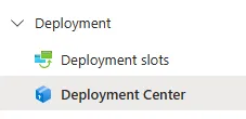 Deployment Center