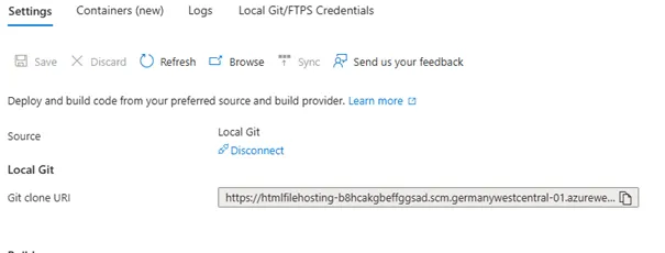 Git push Url