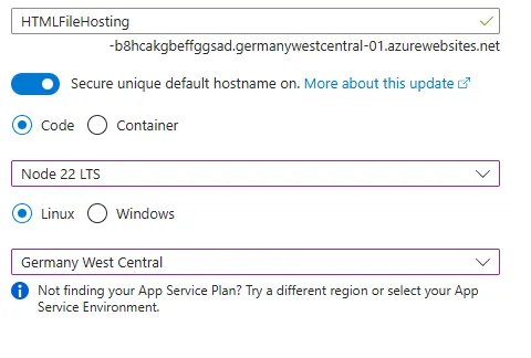 Hosting und Runtime
