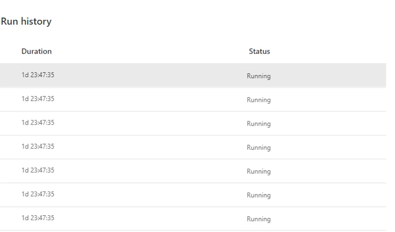 Wie breche ich alle laufenden Runs zu einem Flow ab?