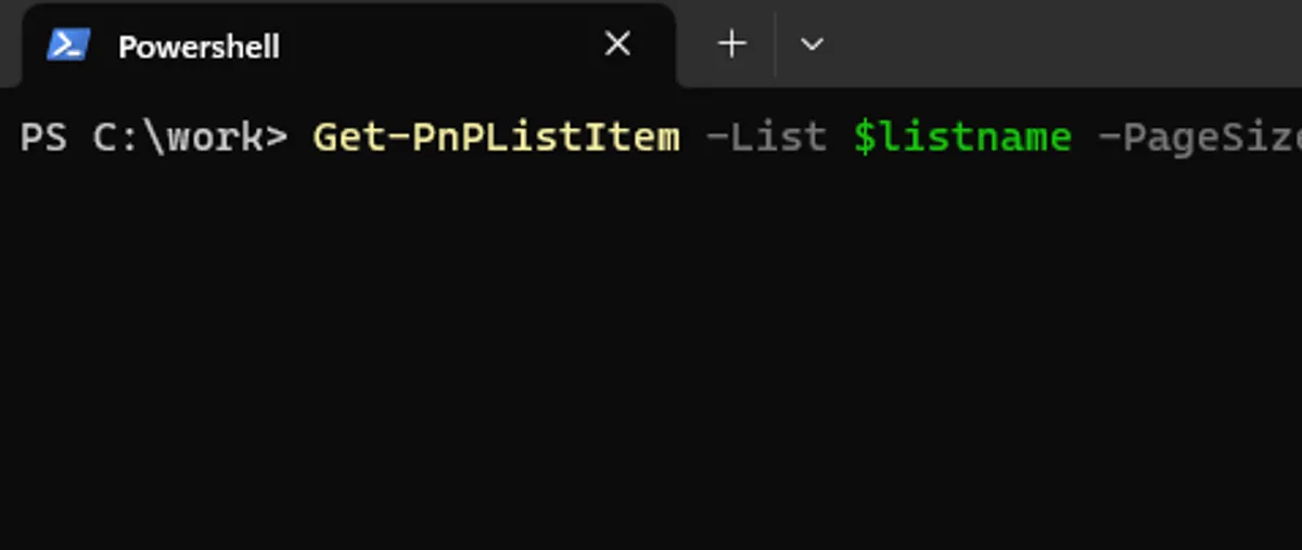 Quick Tipp: Alle Elemente in einer Liste per Powershell löschen