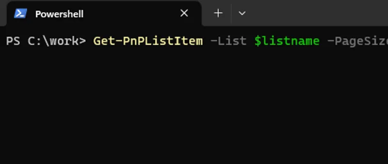 Quick Tipp: Alle Elemente in einer Liste per Powershell löschen