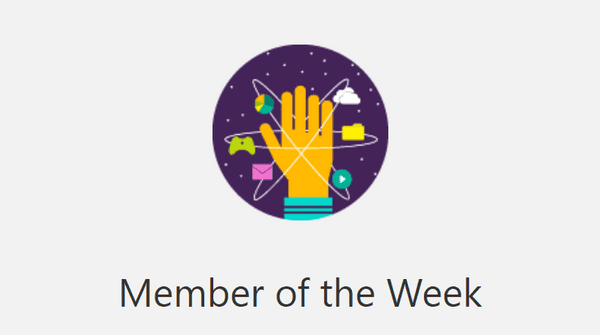 Microsoft Tech Community: Member of the Week