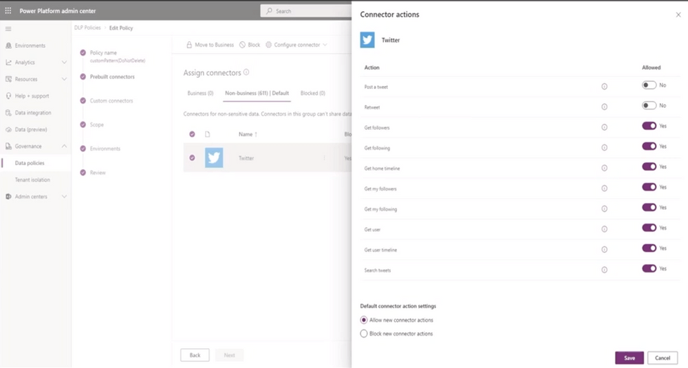 ConnectorActionControls