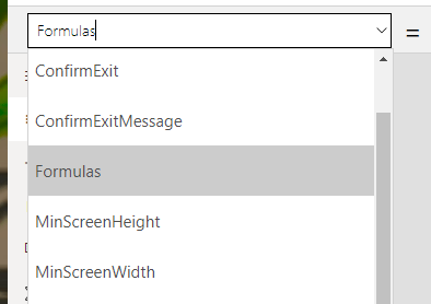 Formulas